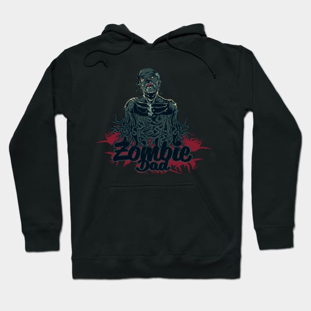 Zombie Dad Hoodie by Dark Planet Tees